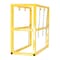 Vestil Yellow Powder Coat Steel Cylinder Barricade Rack 3 Cylinder Capacity CYL-FMSR-3 - alternate 4